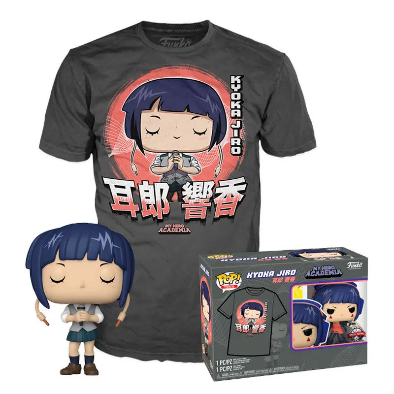 My Hero Academia Kyoka Jiro Funko POP figurka & tričko box Exkluzív fotografii produktu