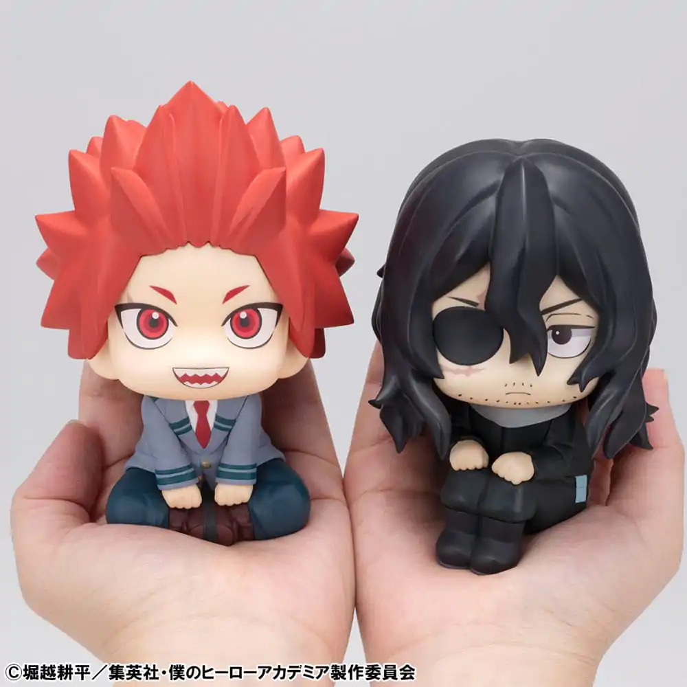 My Hero Academia Look Up PVC socha sada Eijiro Kirishima & Shoto Aizawa (s dárkem) 11 cm fotografii produktu