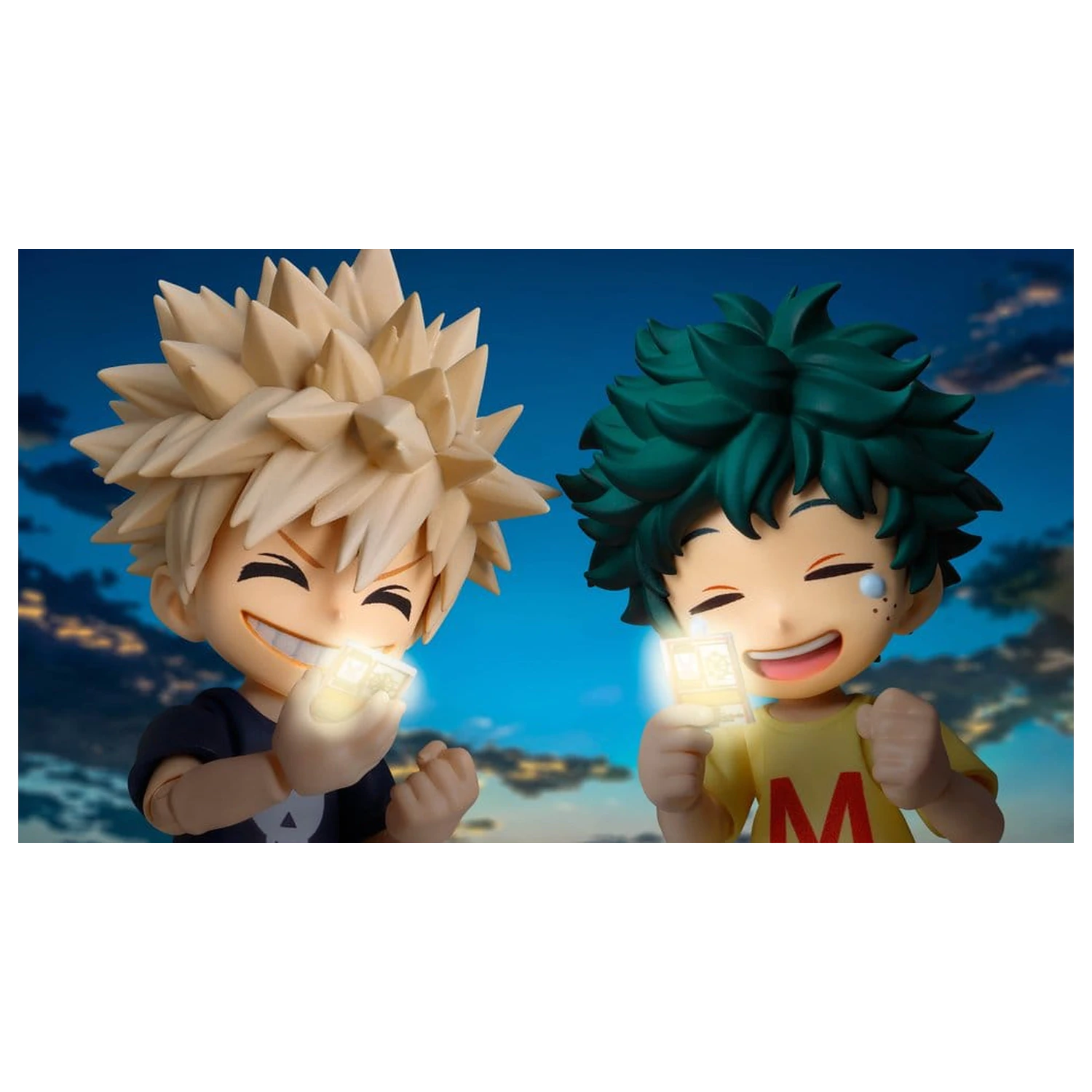 My Hero Academia S.H.Figuarts Akční figurka Izuku Midoriya & Katsuki Bakugo -Childhood Set- 9 cm fotografii produktu