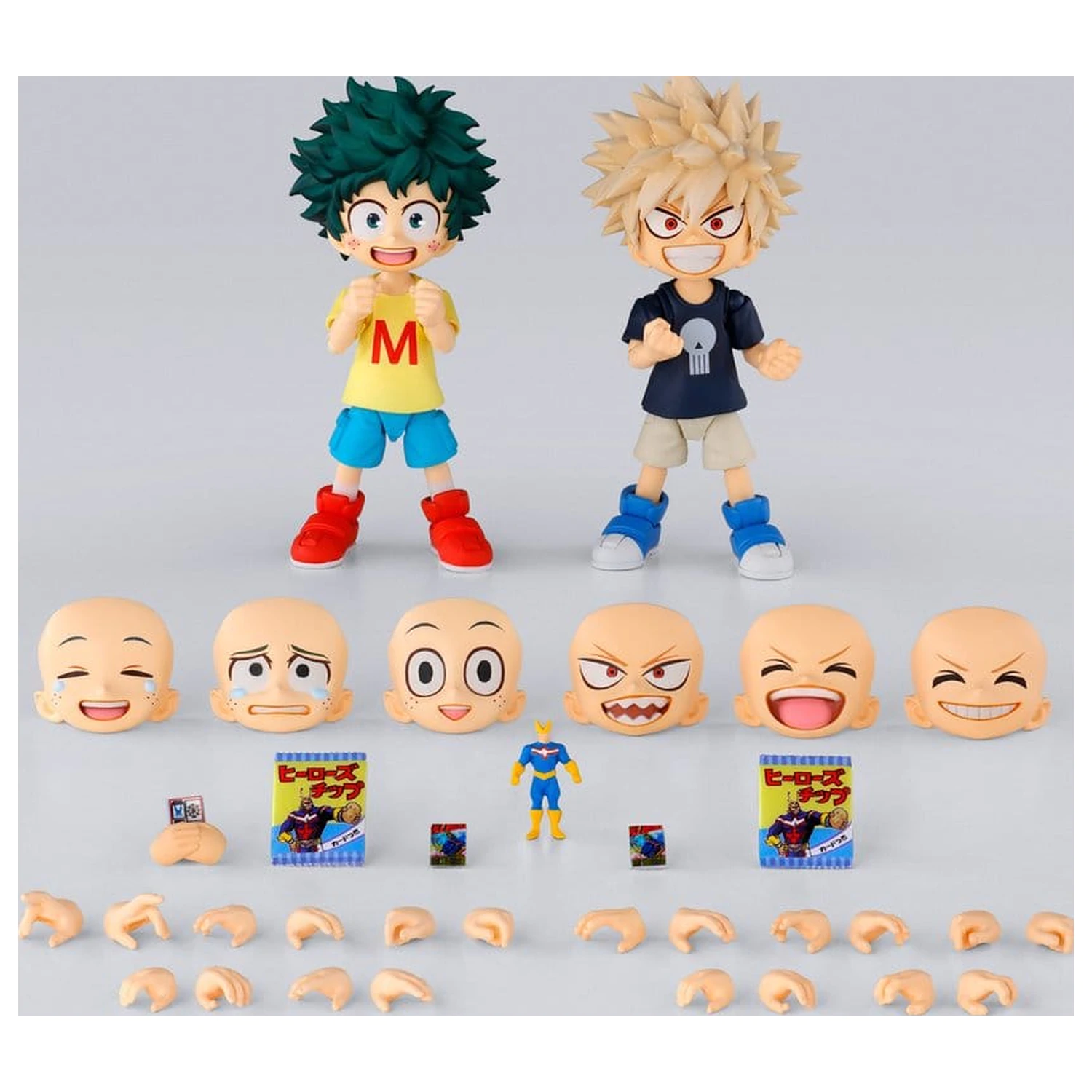 My Hero Academia S.H.Figuarts Akční figurka Izuku Midoriya & Katsuki Bakugo -Childhood Set- 9 cm fotografii produktu