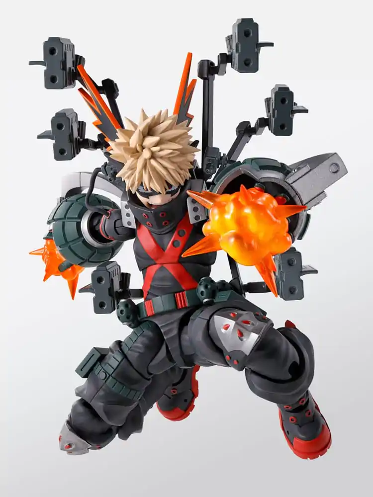 My Hero Academia S.H. Figuarts Příslušenství Izuku Midoriya & Katsuki Bakugo Plus Ultra Sada volitelných dílů fotografii produktu