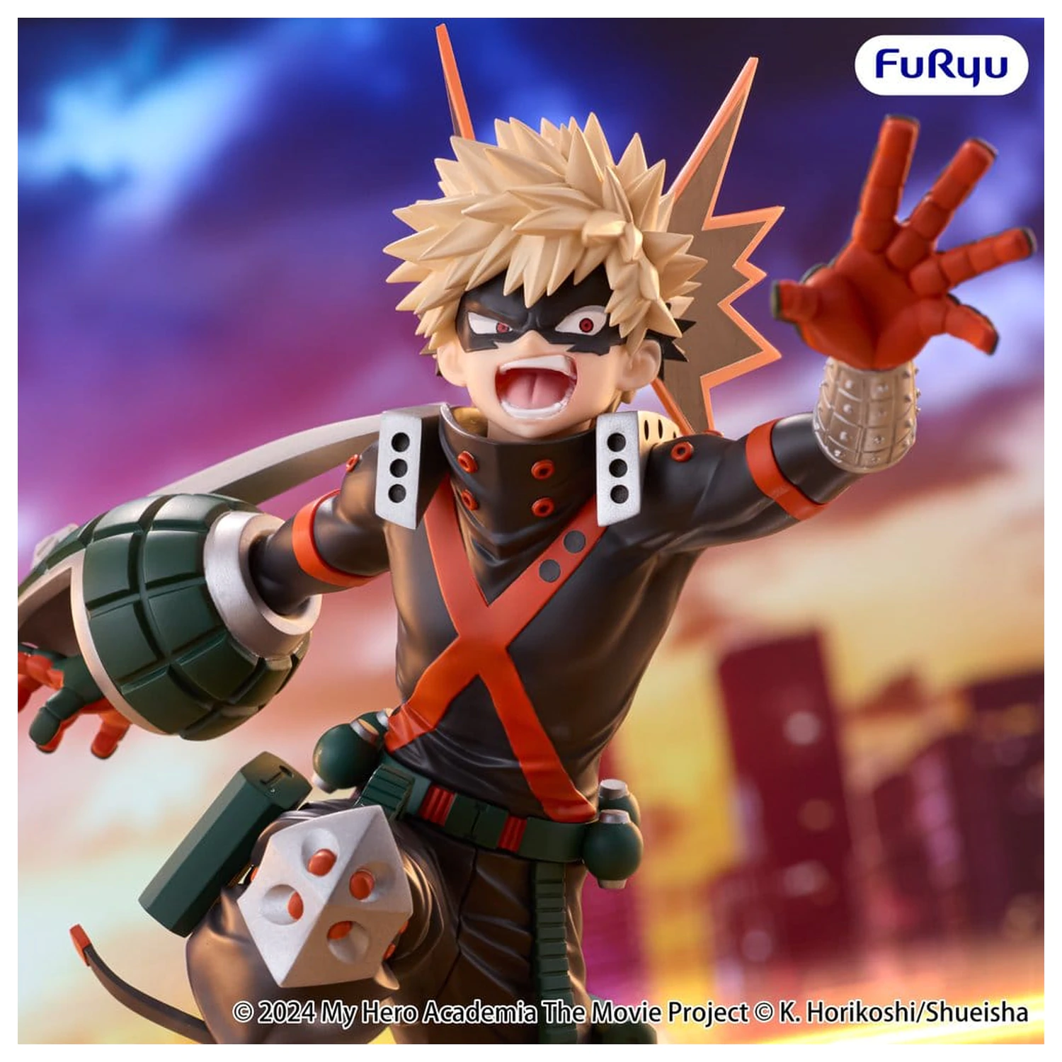 My Hero Academia: You're Next Muchute PVC figurka Katsuki Bakugo 25 cm fotografii produktu