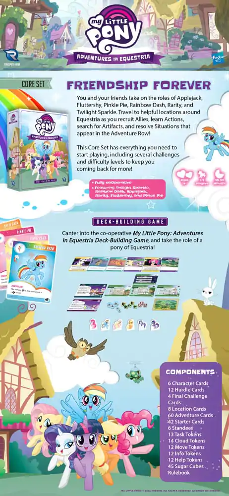 My Little Pony karetní hra Deck-Building Adventures in Equestria *Englische Version* fotografii produktu