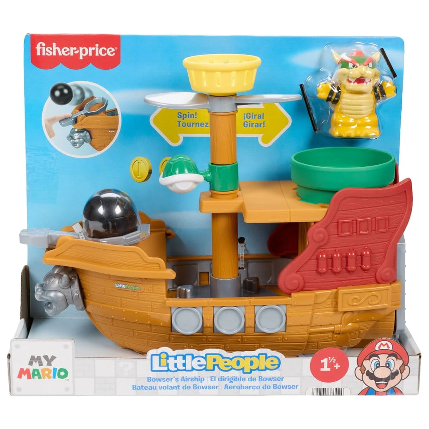 My Mario Little People hrací sada Bowser's Airship fotografii produktu