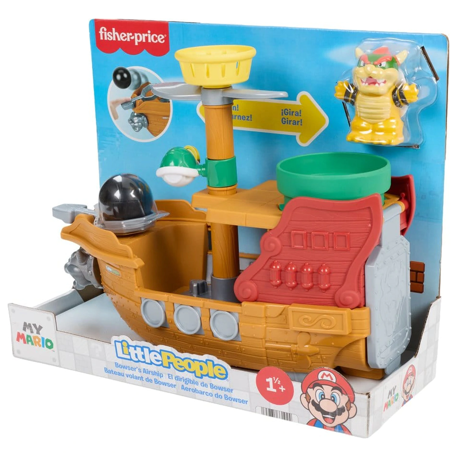 My Mario Little People hrací sada Bowser's Airship fotografii produktu