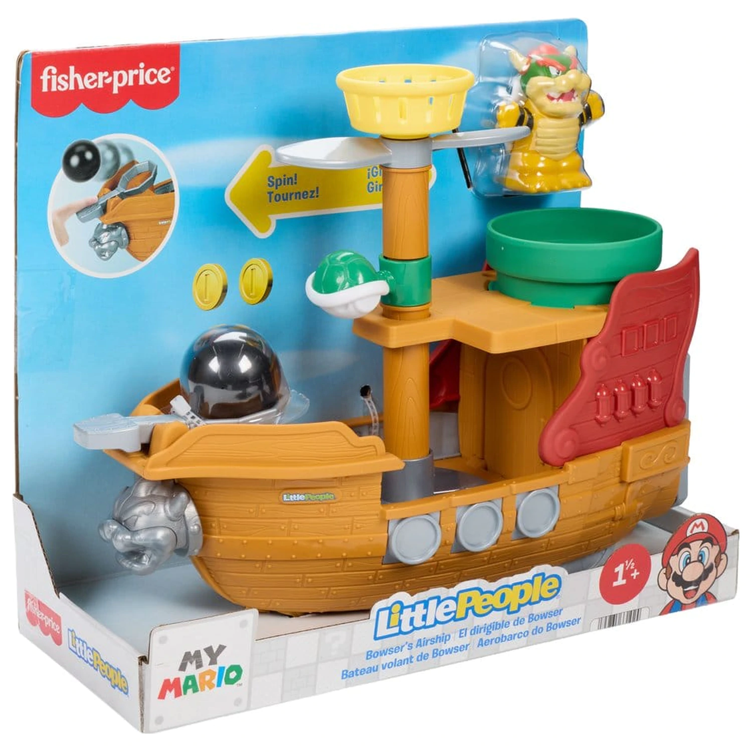 My Mario Little People hrací sada Bowser's Airship fotografii produktu