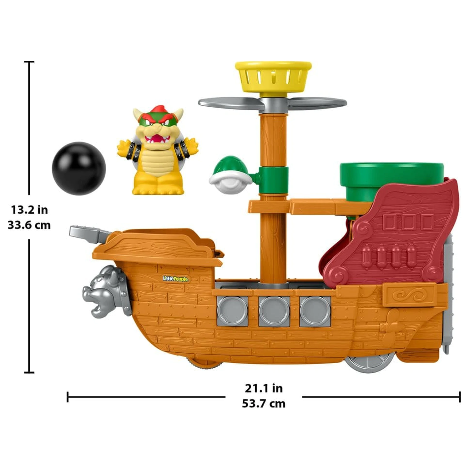 My Mario Little People hrací sada Bowser's Airship fotografii produktu