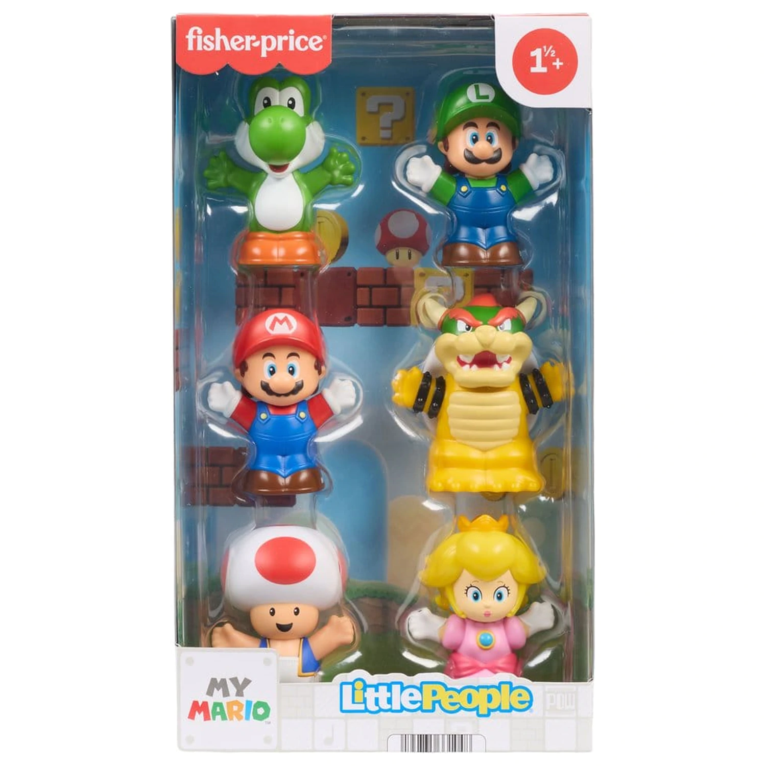 My Mario Little People Collector sada 6 sběratelských minifigurek 7 cm fotografii produktu
