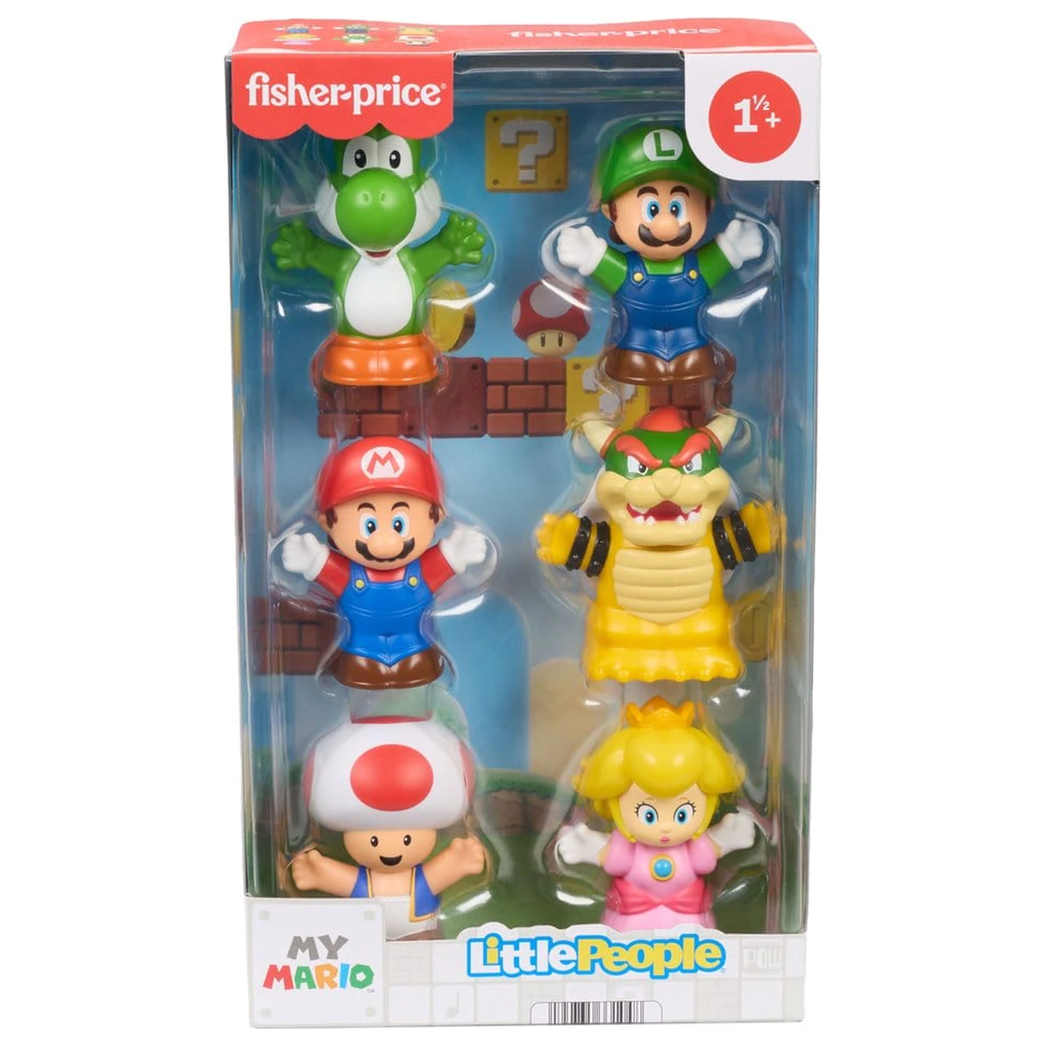 My Mario Little People Collector sada 6 sběratelských minifigurek 7 cm fotografii produktu