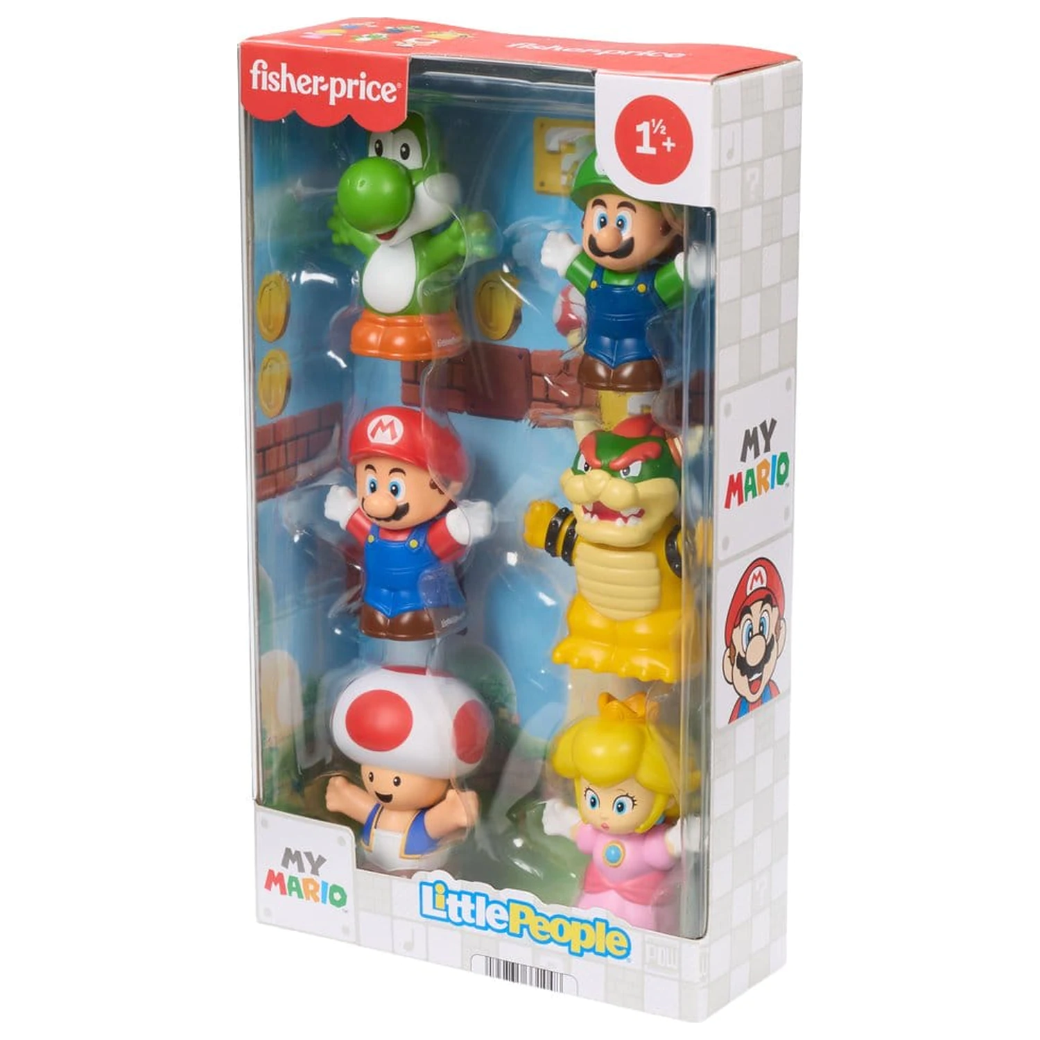 My Mario Little People Collector sada 6 sběratelských minifigurek 7 cm fotografii produktu