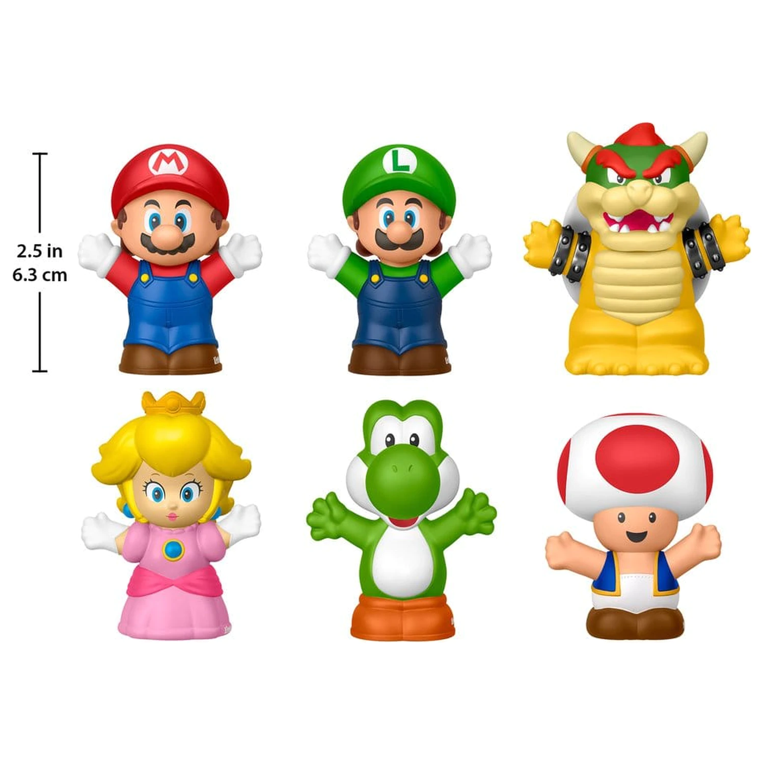 My Mario Little People Collector sada 6 sběratelských minifigurek 7 cm fotografii produktu