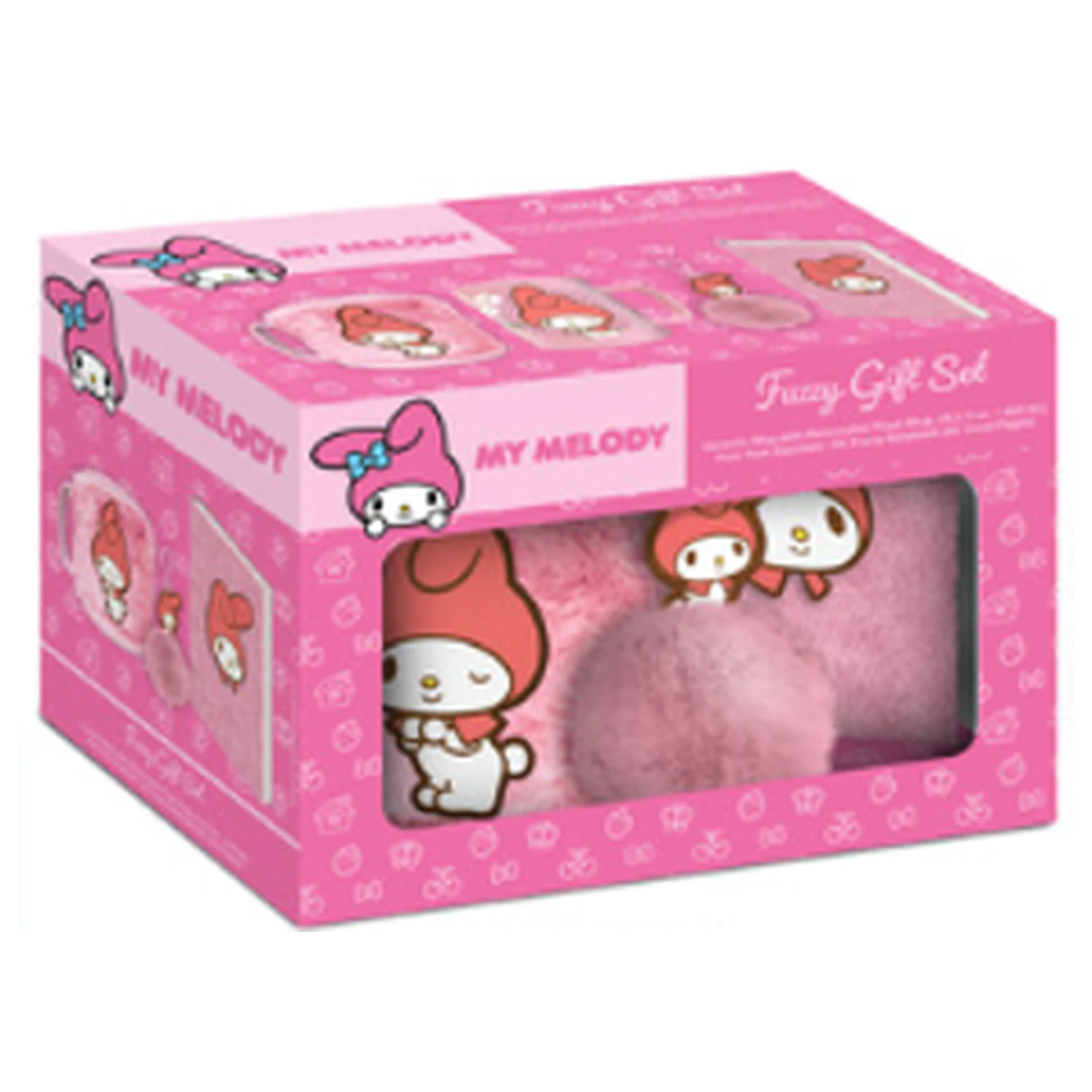 My Melody Fuzzy dárková sada sešitu + hrnku + klíčenky fotografii produktu