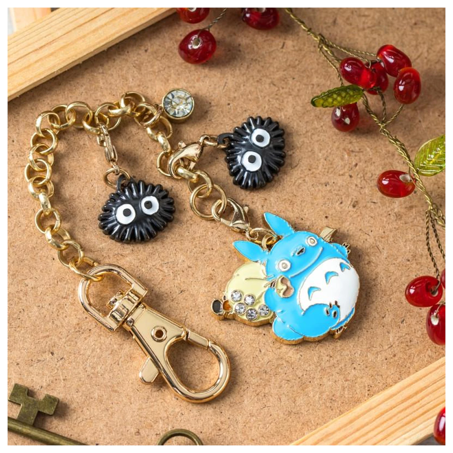 My Neighbor Totoro Blue Totoro Chainette přívěsky fotografii produktu