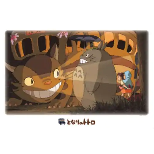 My Neighbor Totoro Jigsaw Puzzle Catbus in the night (1000 dílků) fotografii produktu