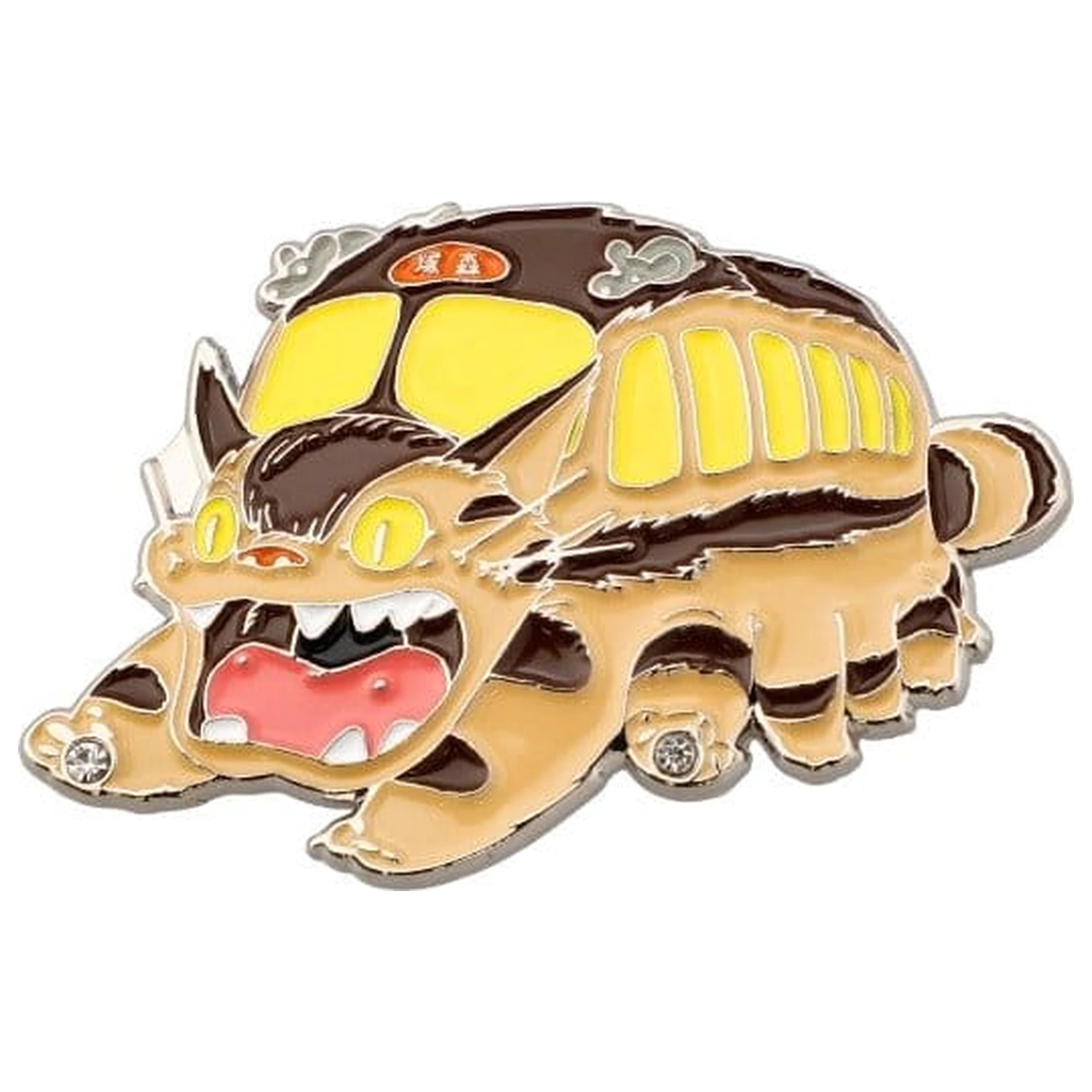 My Neighbor Totoro Kovová brož Catbus fotografii produktu