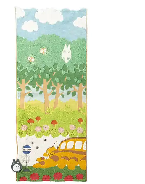 My Neighbor Totoro Ručník Catbus na cestě 34 x 80 cm fotografii produktu