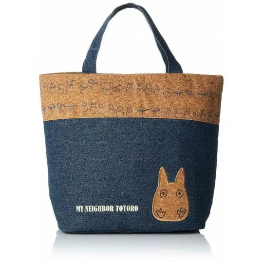 My Neighbor Totoro Lunch Bag korková a denimová taška na oběd Totoro fotografii produktu