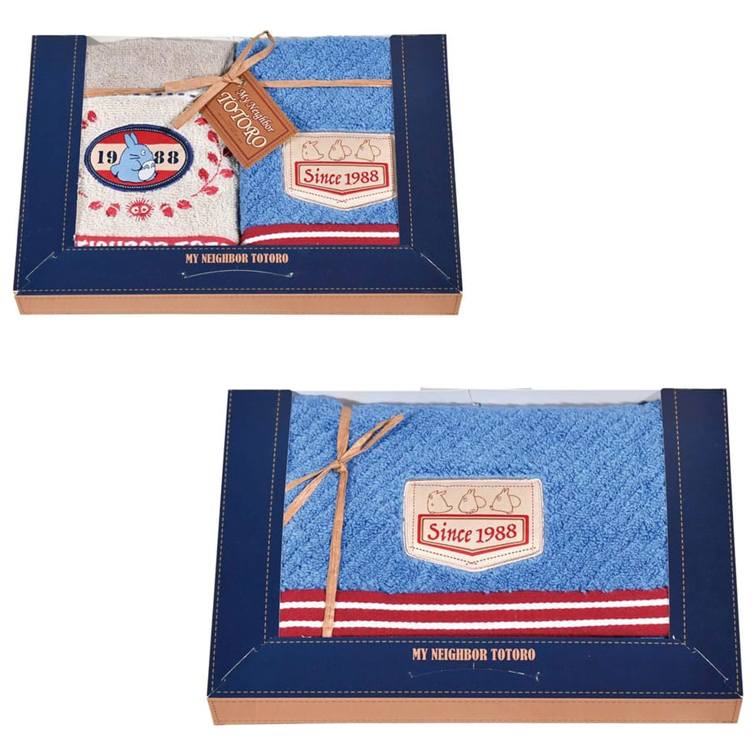 My Neighbor Totoro ručník 3-set Denim stitching fotografii produktu