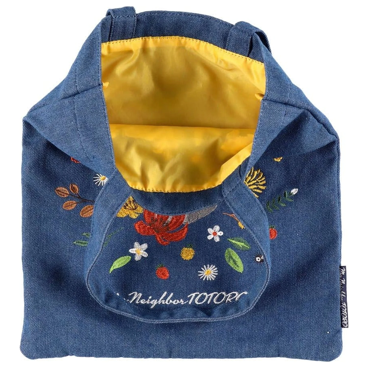 My Neighbor Totoro Plátěná taška Denim Totoro & Flower Wreath fotografii produktu