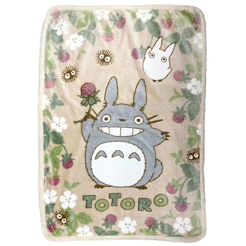 Můj soused Totoro Fluffy deka Totoro Rapsberry 100 x 140 cm fotografii produktu