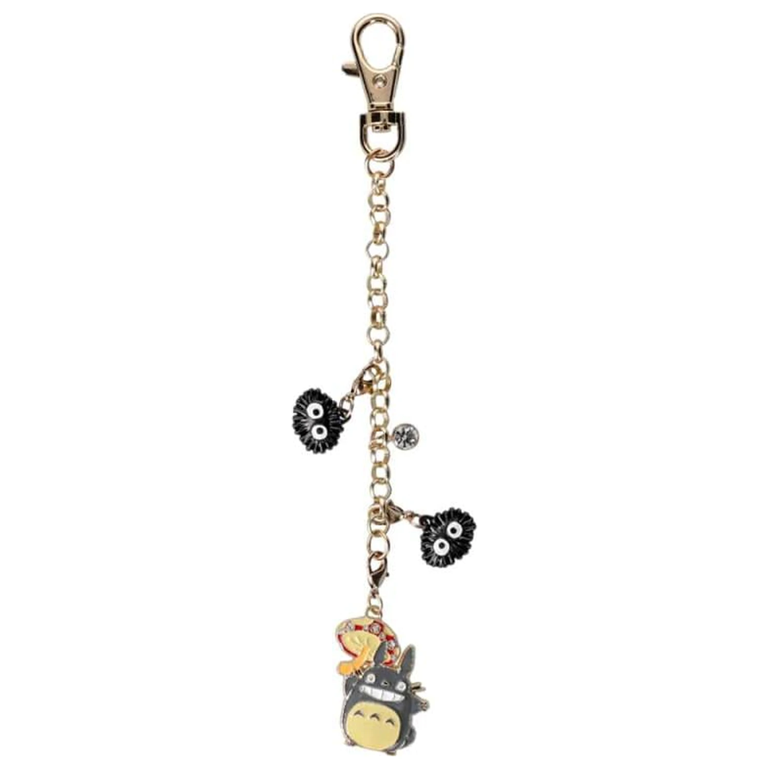 My Neighbor Totoro šedý Totoro a houbové ozdoby na řetízku fotografii produktu