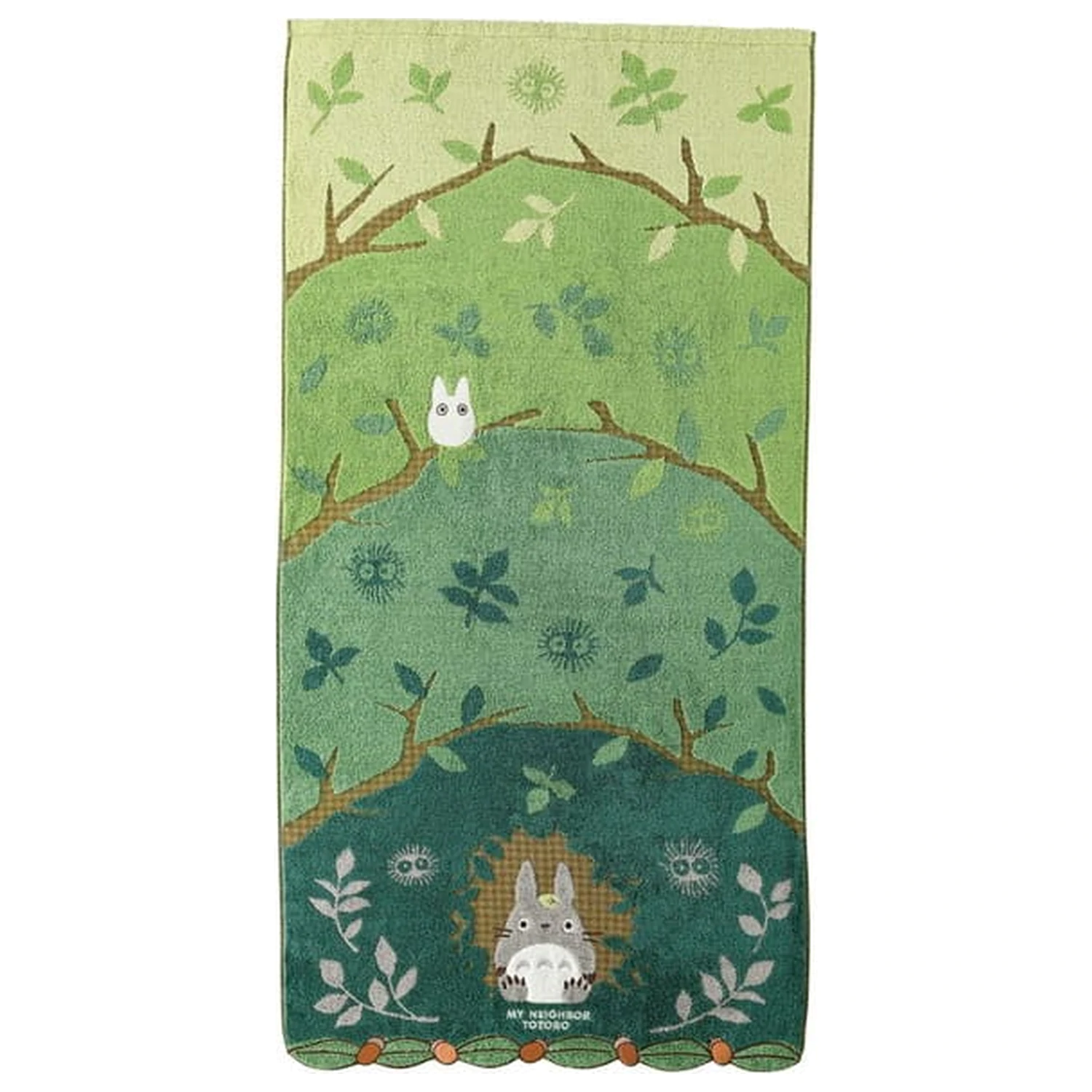 My Neighbor Totoro velký ručník Totoro Forest Tunnel 60 x 120 cm fotografii produktu