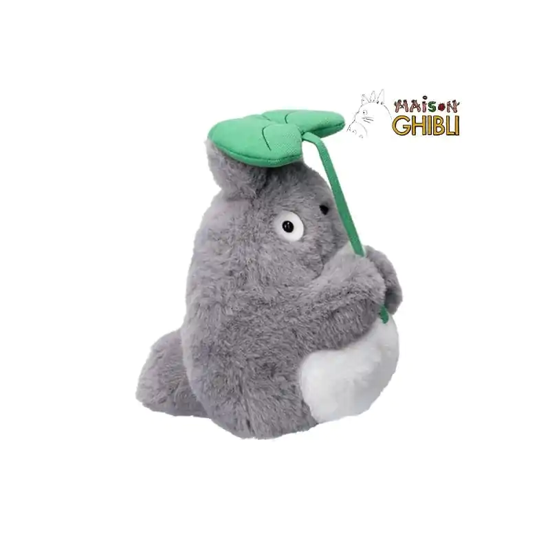 My Neighbor Totoro Nakayoshi plyšová figurka Big Totoro s listem 21 cm fotografii produktu