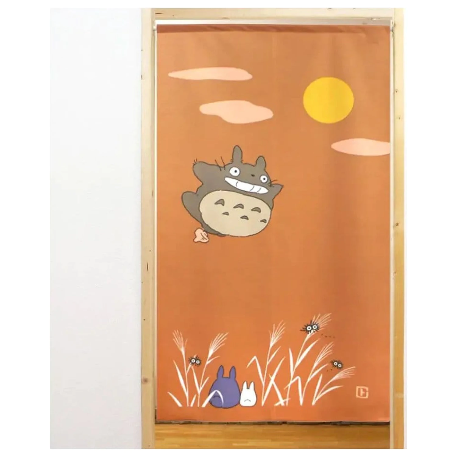 My Neighbor Totoro Noren Závěs Together under the moon fotografii produktu