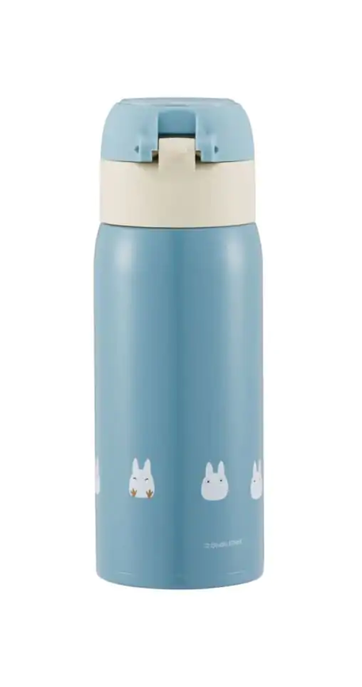 My Neighbor Totoro láhev na vodu jedním stiskem matná modrá 350 ml fotografii produktu