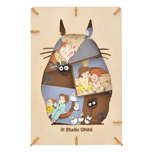 My Neighbor Totoro Paper Model Kit Papírové divadlo Wood Style Silhouette Big Totoro fotografii produktu