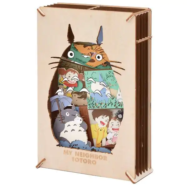 My Neighbor Totoro Paper Model Kit Papírové divadlo Wood Style Silhouette Big Totoro fotografii produktu