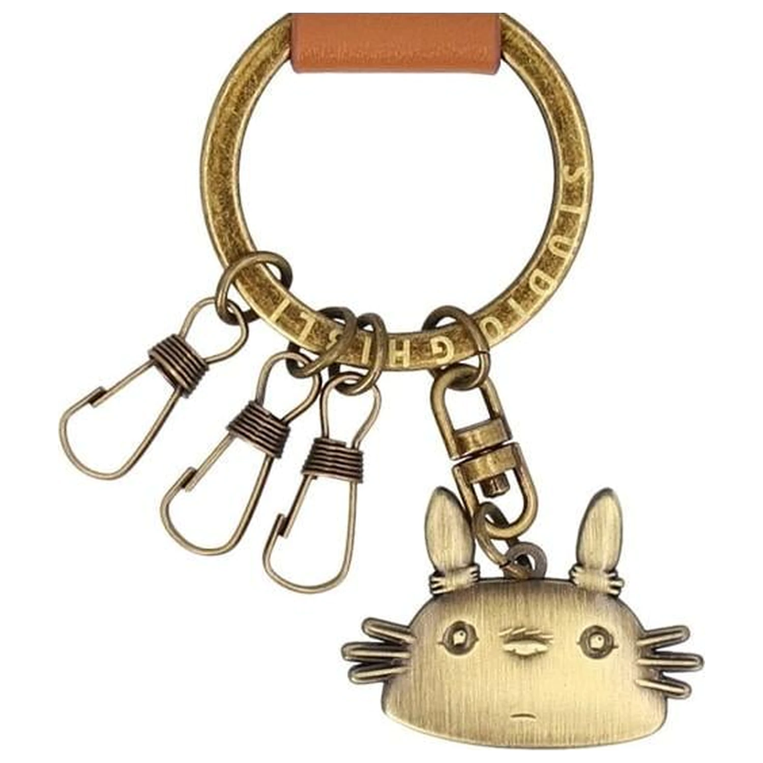 My Neighbor Totoro Totoro kožená/kovová klíčenka fotografii produktu