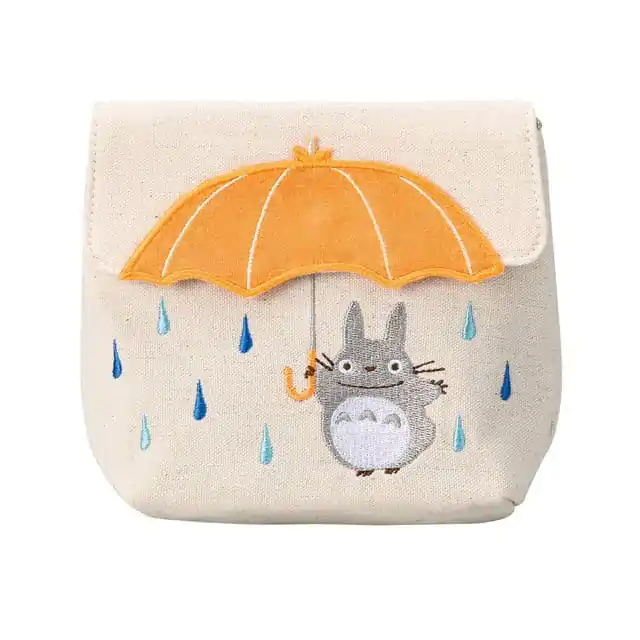 My Neighbor Totoro Coin Purse Totoro Orange Umbrella - peněženka na mince fotografii produktu