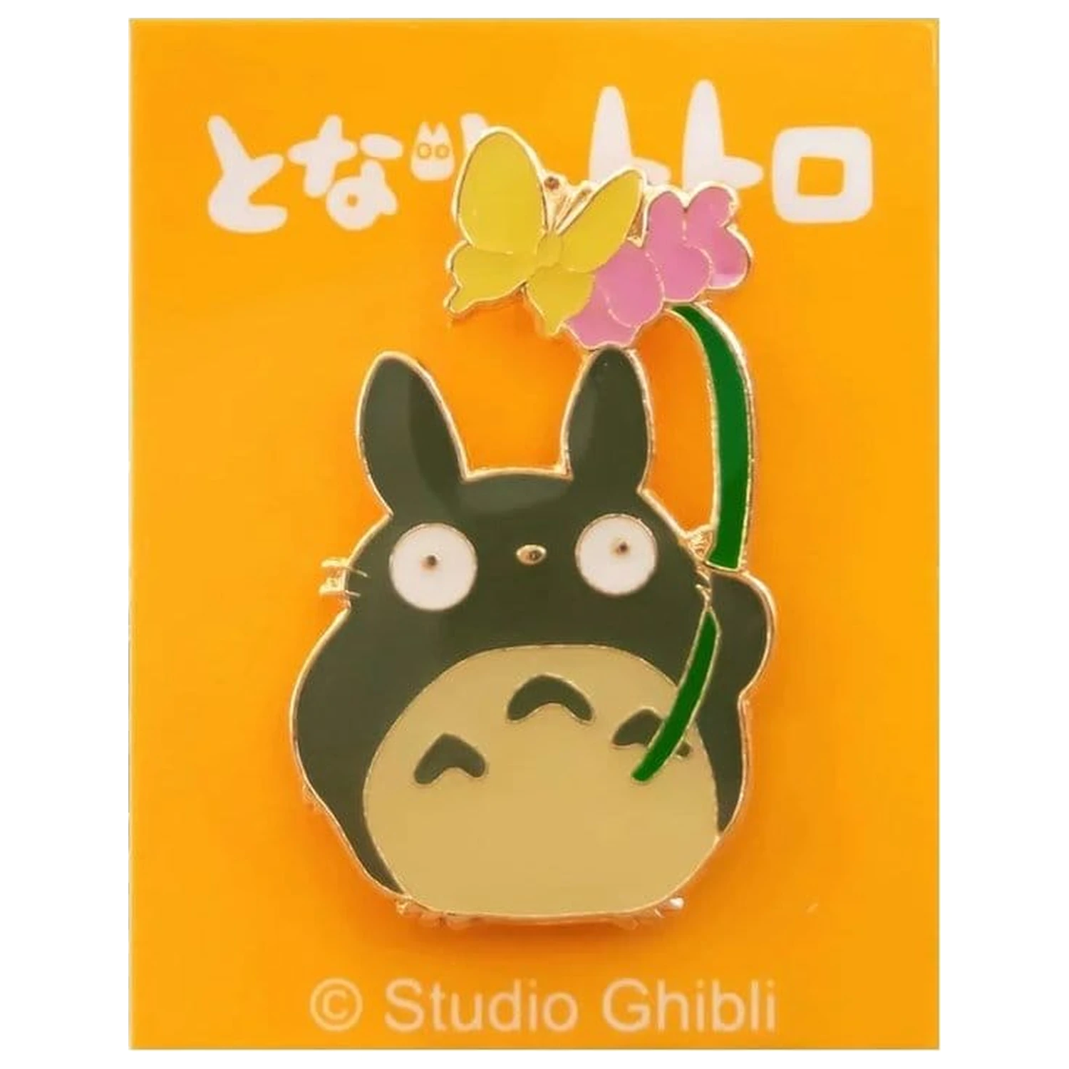My Neighbor Totoro špendlík Totoro s květinou fotografii produktu