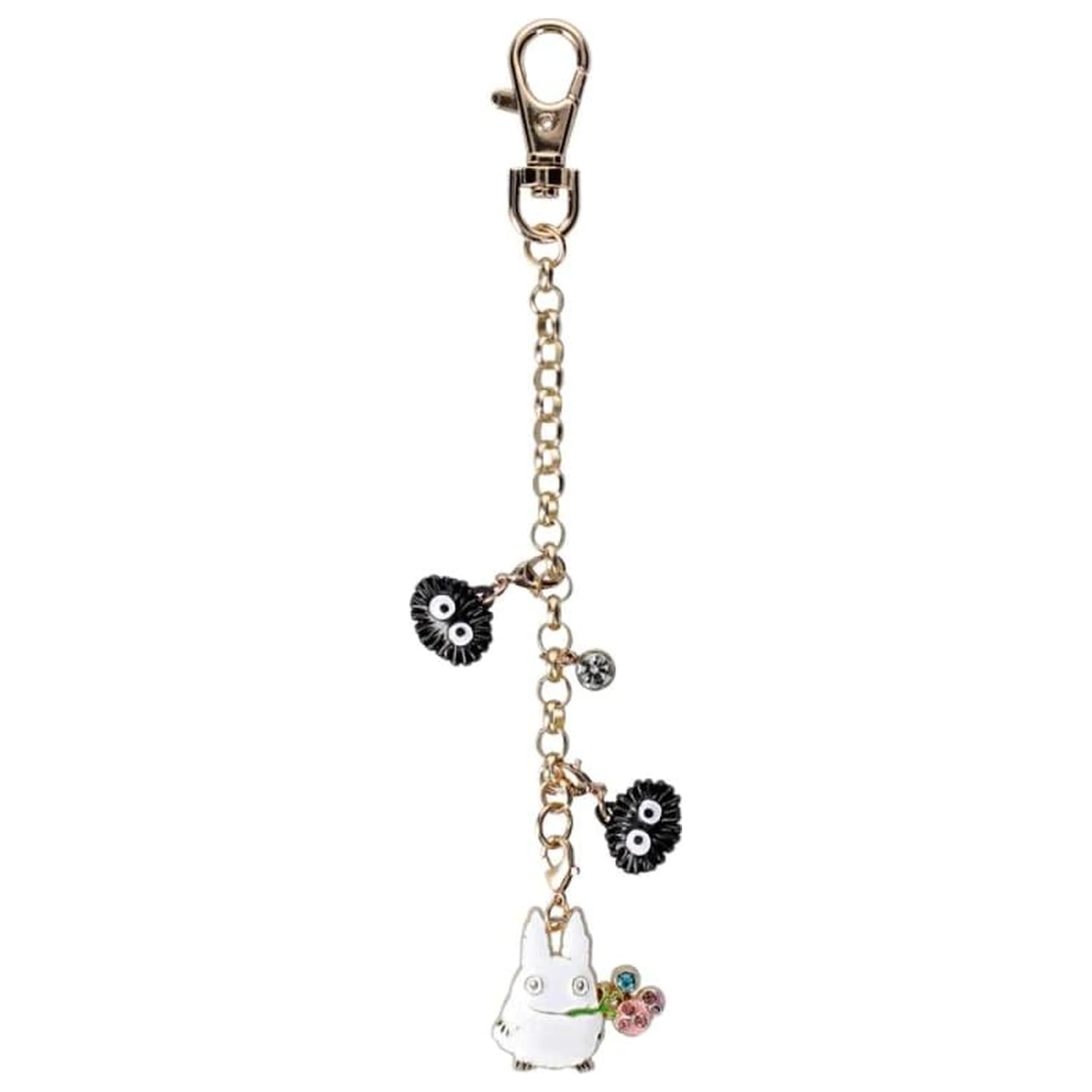My Neighbor Totoro White Totoro & Fruits Chainette charms  fotografii produktu