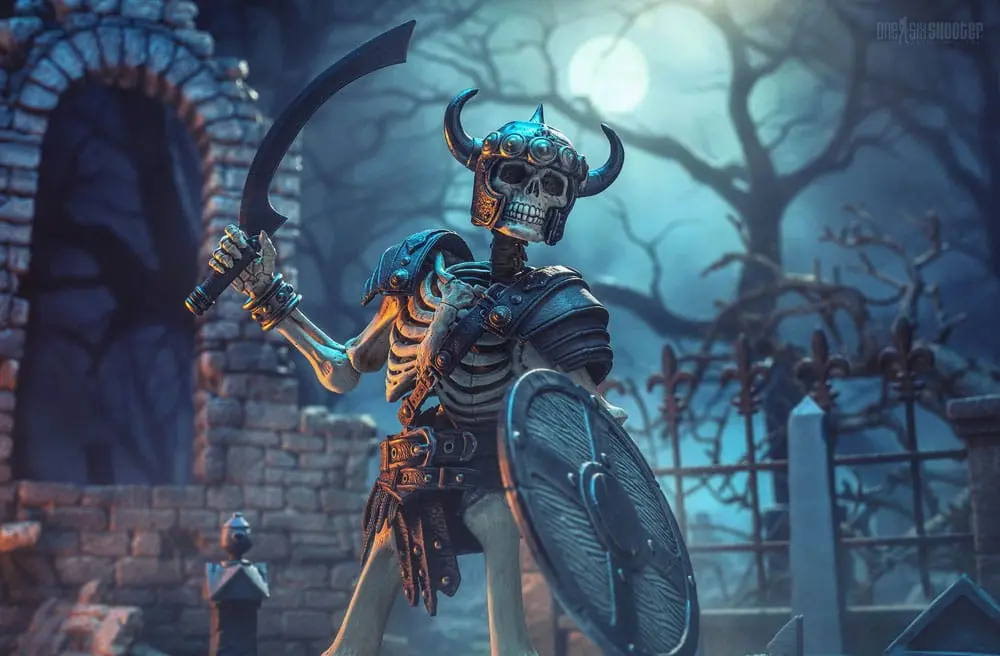 Mythic Legions: All Stars 6 akční figurka Skeleton Raider 15 cm fotografii produktu