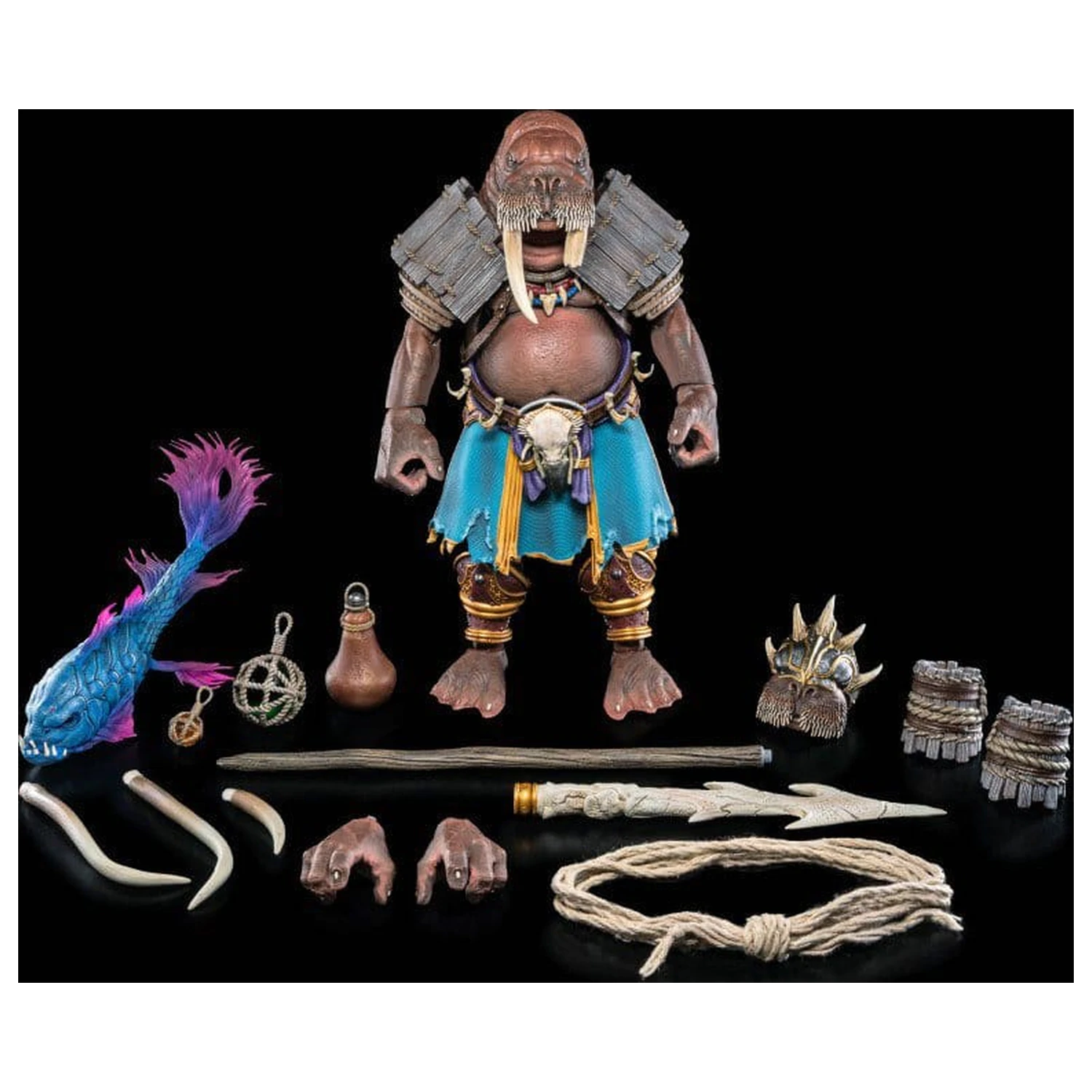 Mythic Legions: Dawns of Discovery akční figurka Odobenn Ogre-scale fotografii produktu