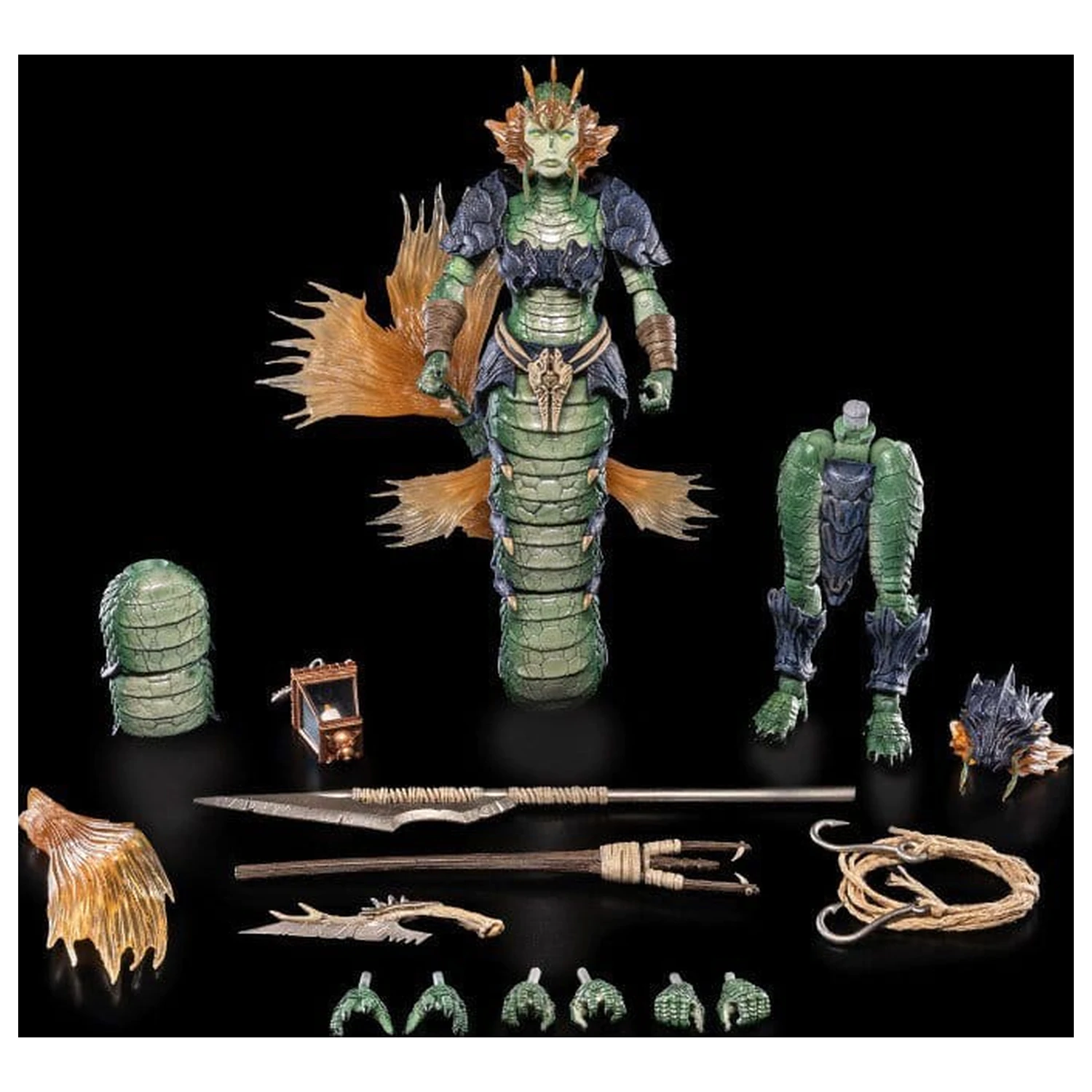 Mythic Legions: Dawns of Discovery akční figurka Sireyn Opalscale Deluxe fotografii produktu
