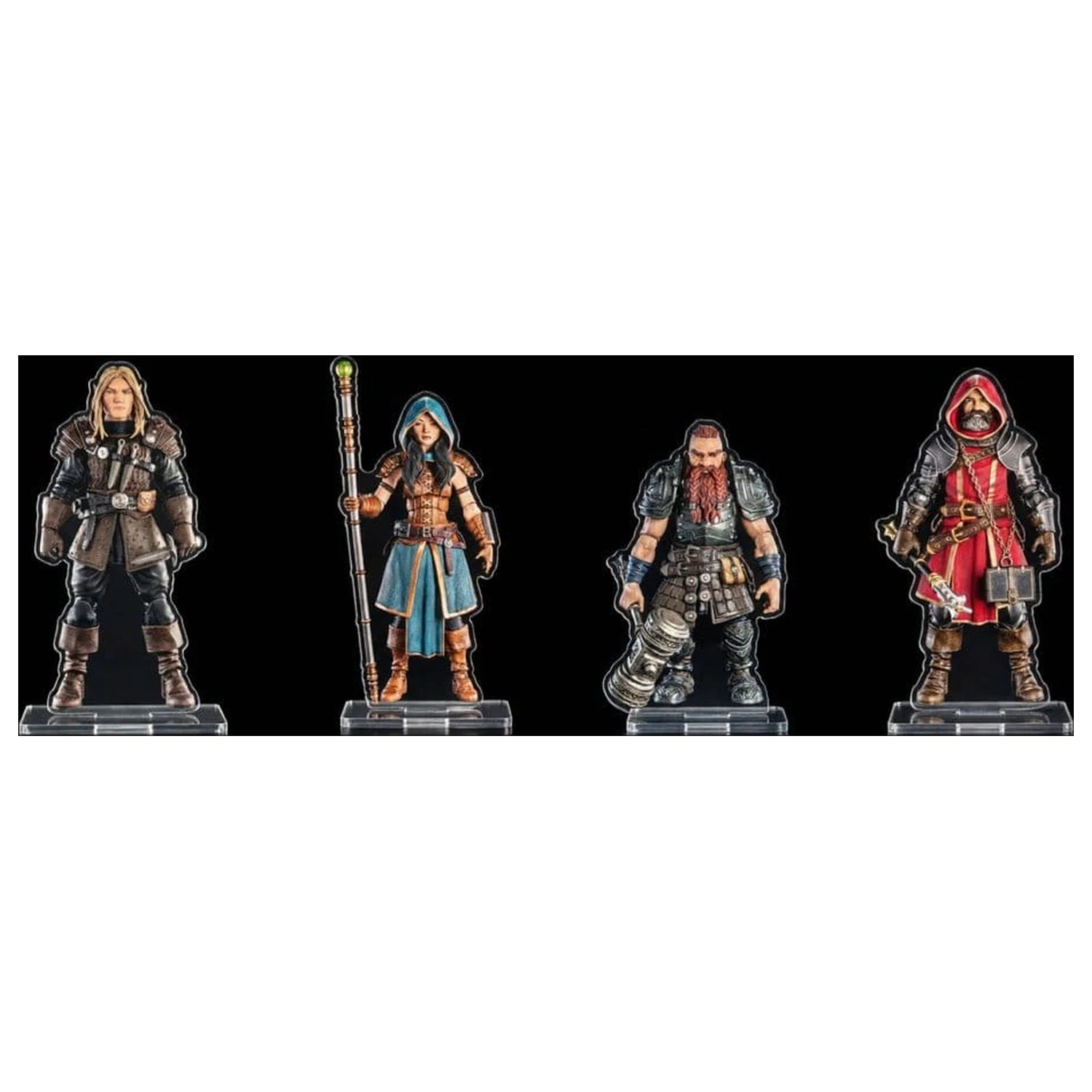Mythic Legions Akrylové figurky 4-balení Heroic Set A 3 cm fotografii produktu