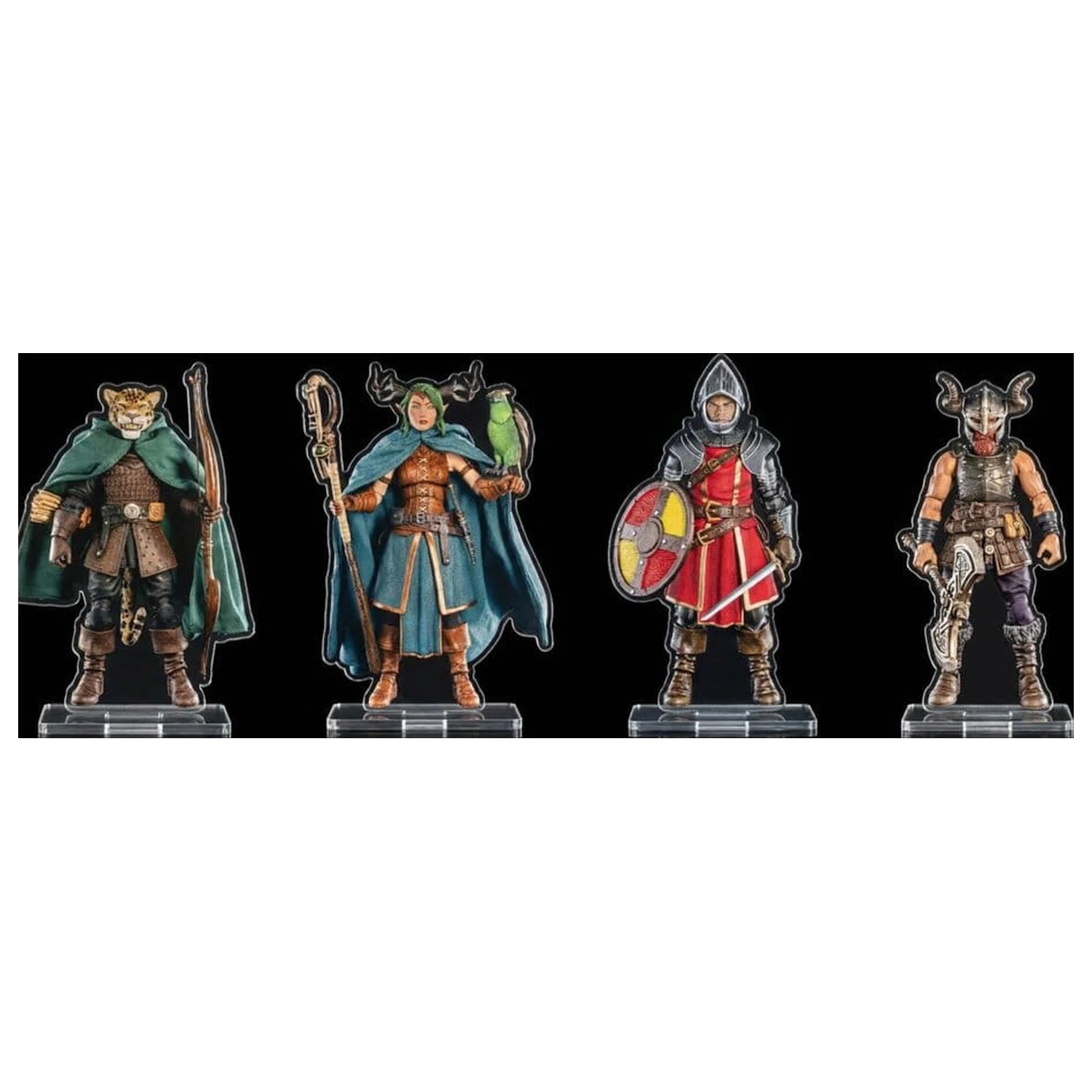 Mythic Legions Akrylové figurky 4-Pack Heroic Set B 3 cm fotografii produktu