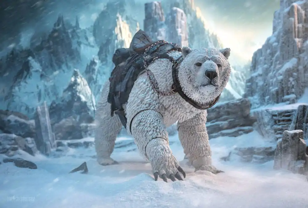 Mythic Legions Horror of Einsamall akční figurka Isbjorn Polar Bear Mount fotografii produktu