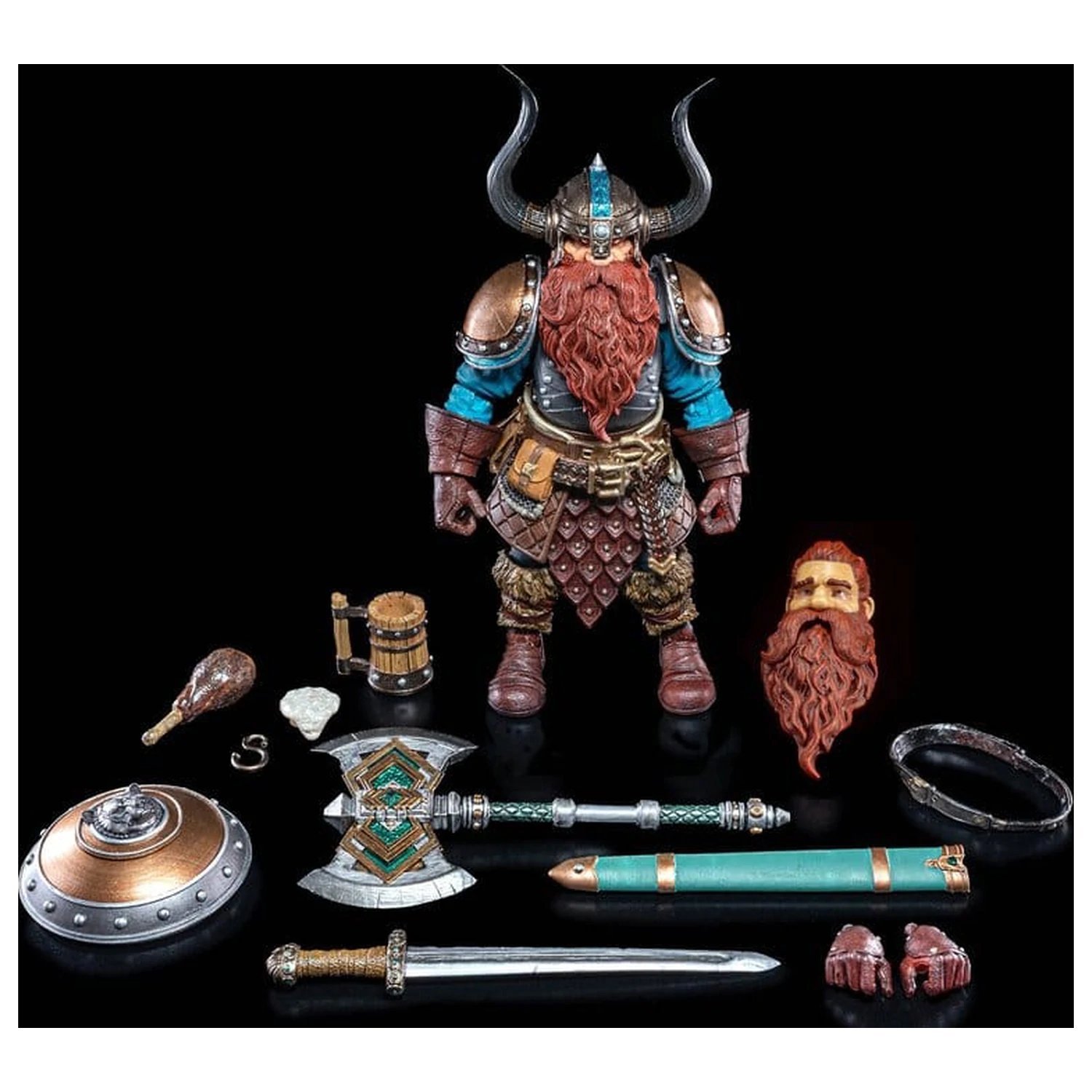 Mythic Legions: Legacies of Mythoss 3 akční figurka Thord Ironjaw fotografii produktu