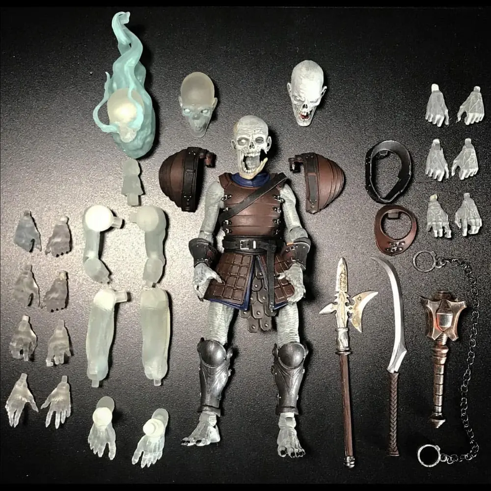 Mythic Legions: Necronominus Actionfigur Undead Builder Pack (Deluxe) 15 cm akční figurka fotografii produktu