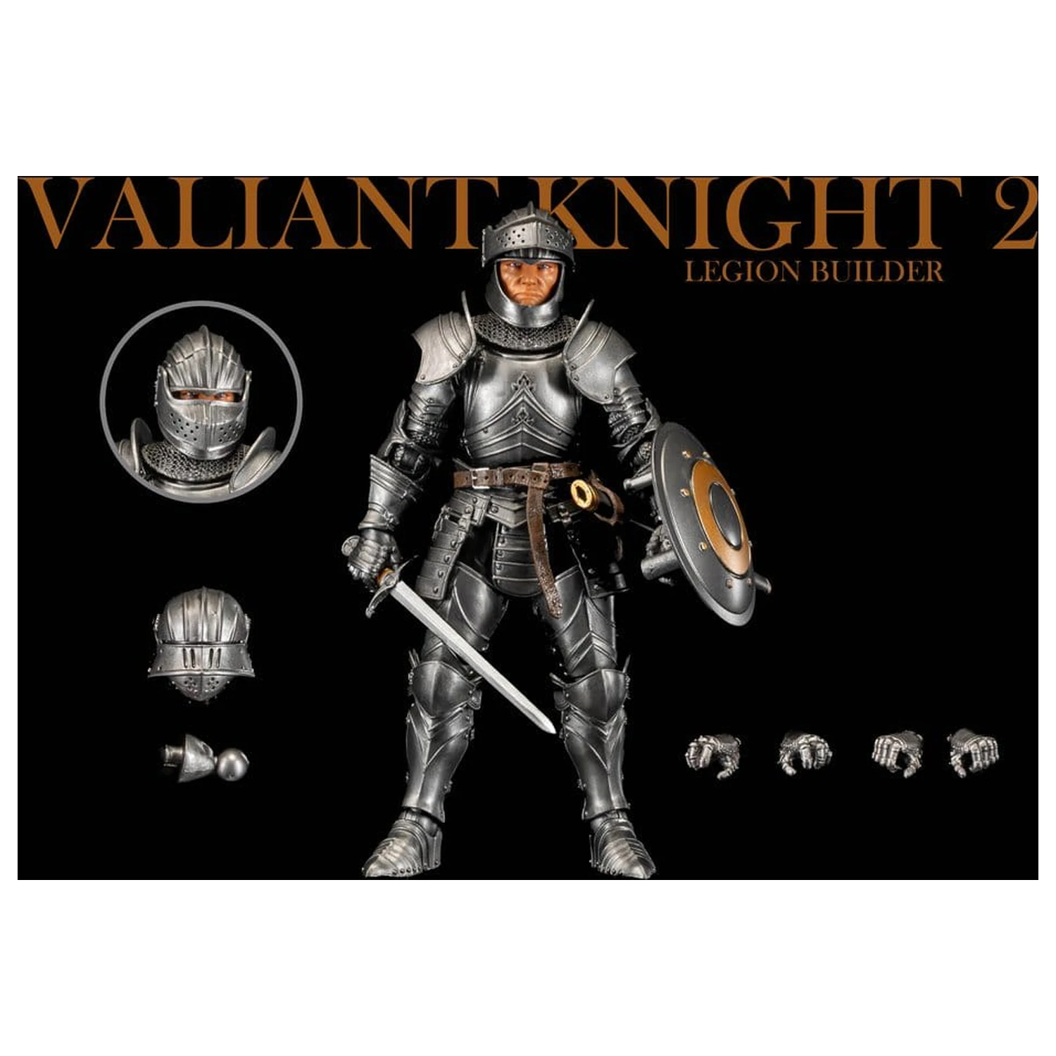 Mythic Legions: Reinforcement 3 akční figurka Valiant Knight 2 Legion Builder fotografii produktu