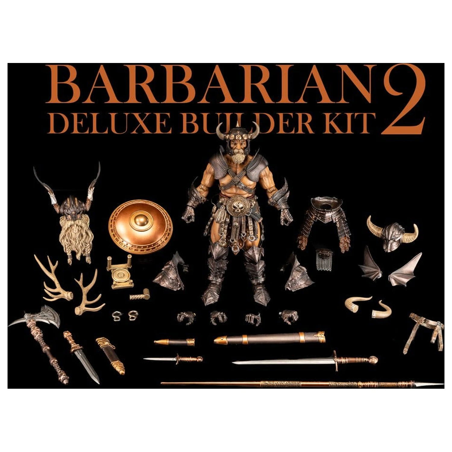 Mythic Legions: Reinforcement 3 Doplněk k akční figurce Barbar Builder Kit 2 Deluxe fotografii produktu