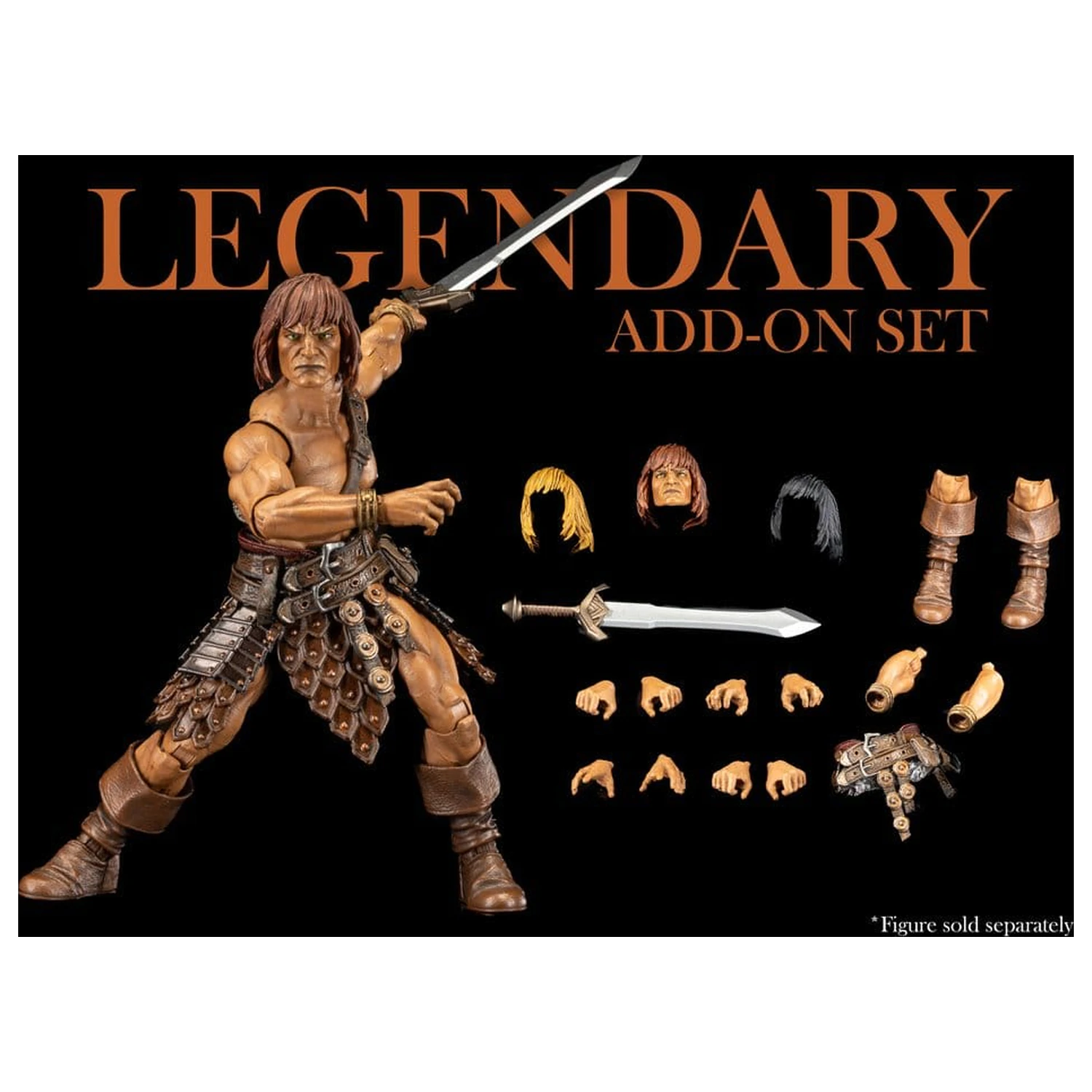 Mythic Legions: Reinforcement 3 příslušenství k akční figurce Legendary Add-On Set fotografii produktu