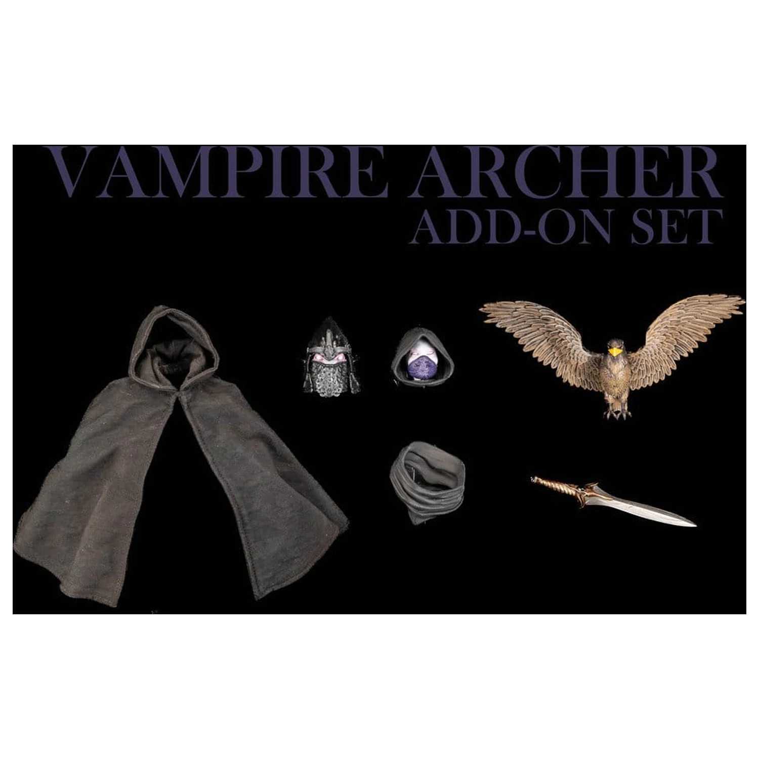 Mythic Legions: Reinforcement 3 příslušenství k akční figurce sada přídavných dílů Vampire Archer fotografii produktu