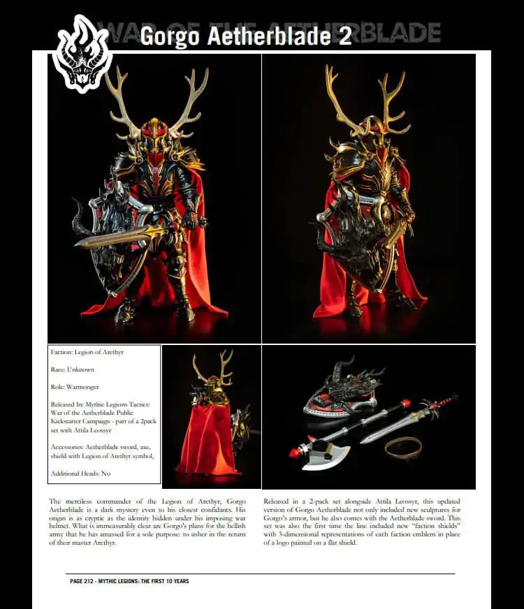 Mythic Legions: The First 10 Year Book Pevná vazba fotografii produktu