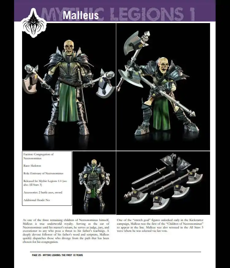 Mythic Legions: The First 10 Year Book Pevná vazba fotografii produktu