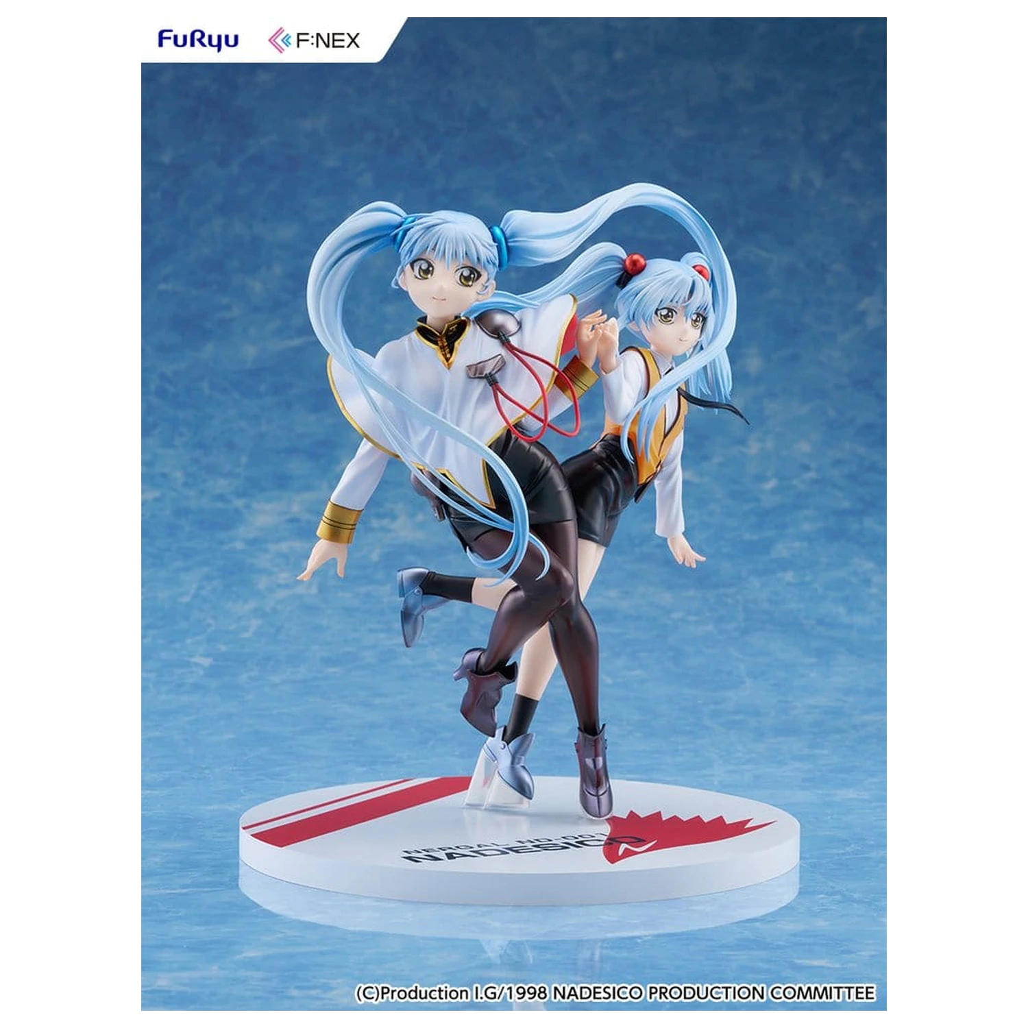 Nadesico the movie The prince of darkness PVC Figurka 1/7 Ruri Hoshino double ruriruri Ver. 22 cm fotografii produktu